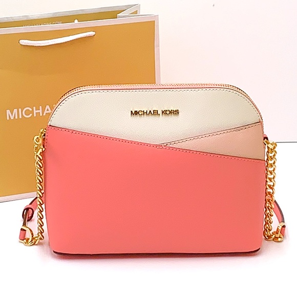 MICHAEL KORS
Jet Set Travel Medium Logo Dome Crossbody Grapefruit MULTI … - Picture 2 of 15